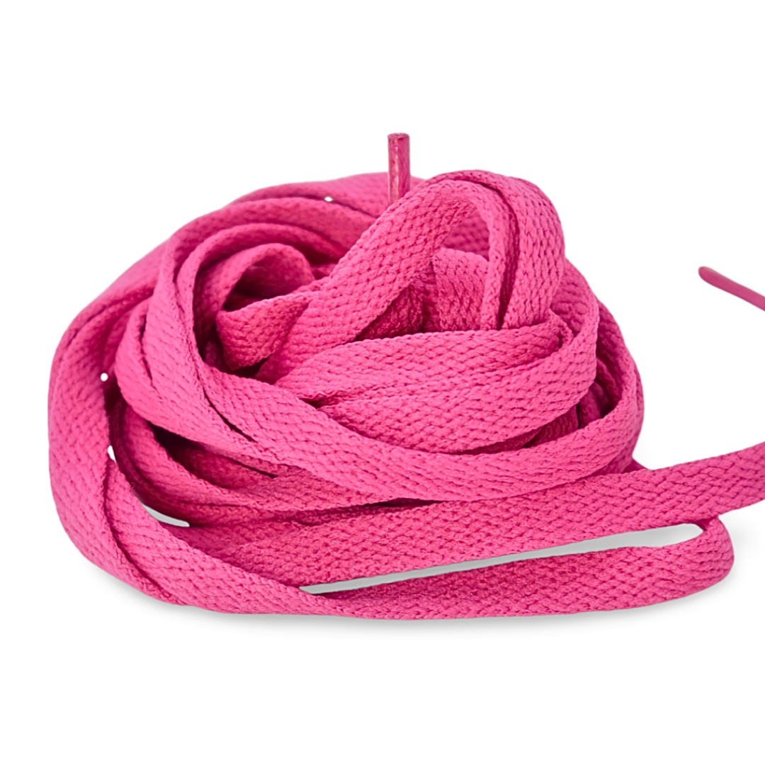 Hot Pink flat laces