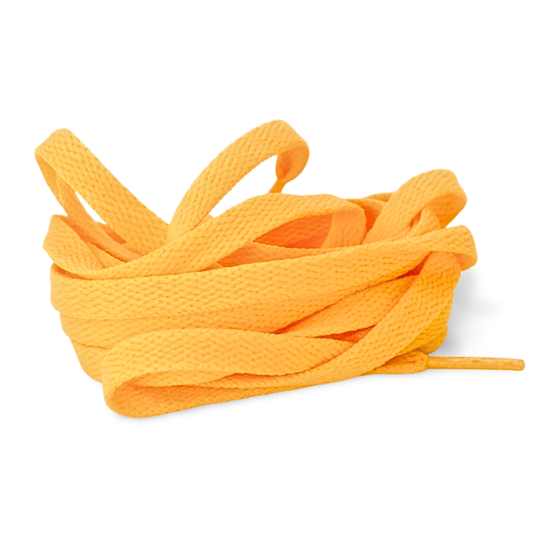 Sunset Yellow flat laces
