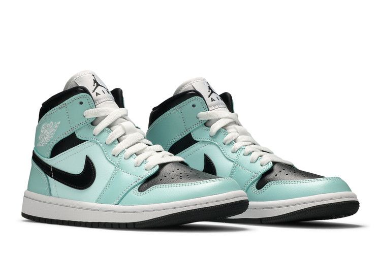 Nike Air Jordan 1 Mid Aqua Blue Tint - BQ6472-300