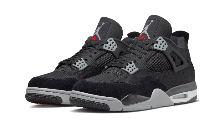 Nike Air Jordan 4 Black Canvas