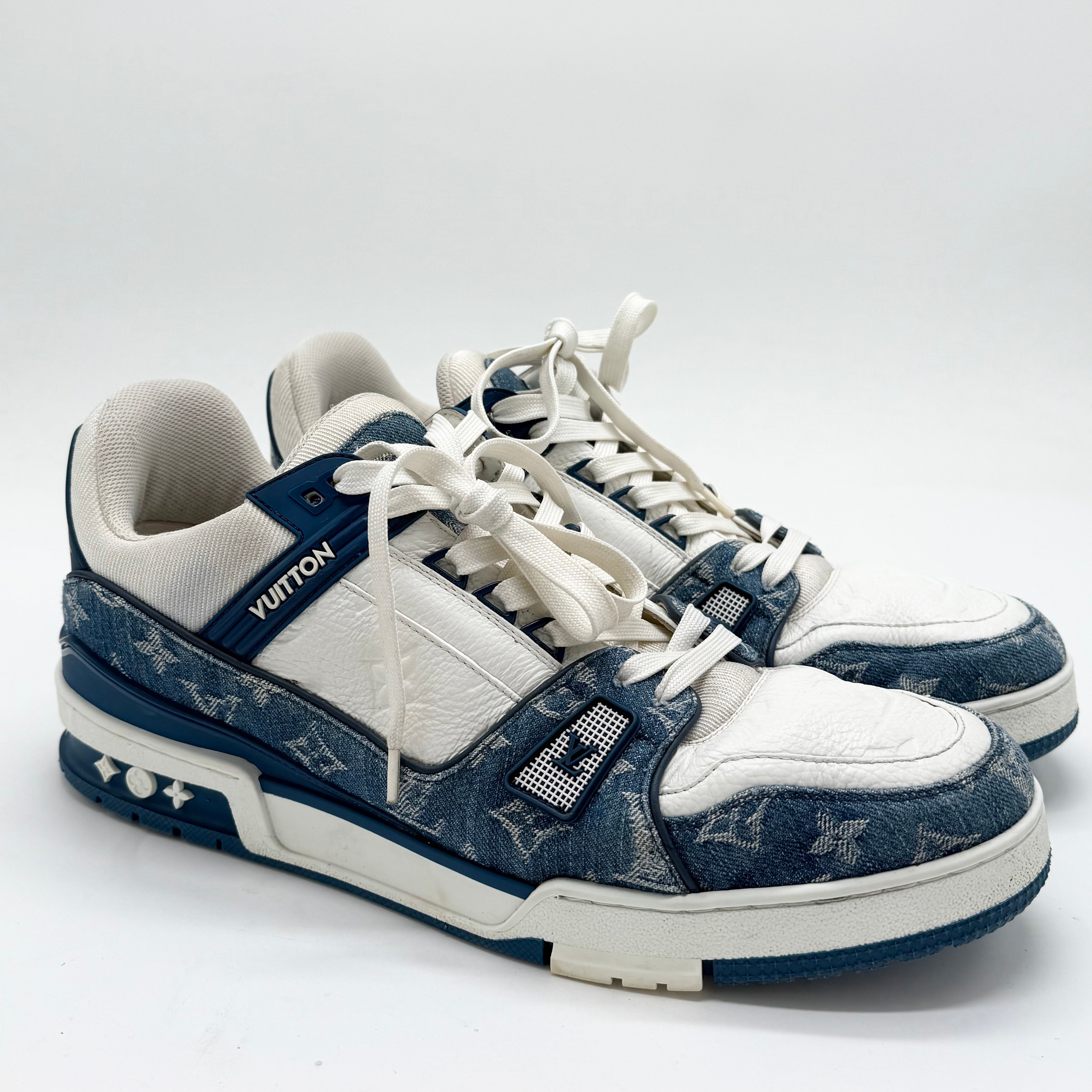 Louis Vuitton B22 Denim White/Blue EU 44 1/2