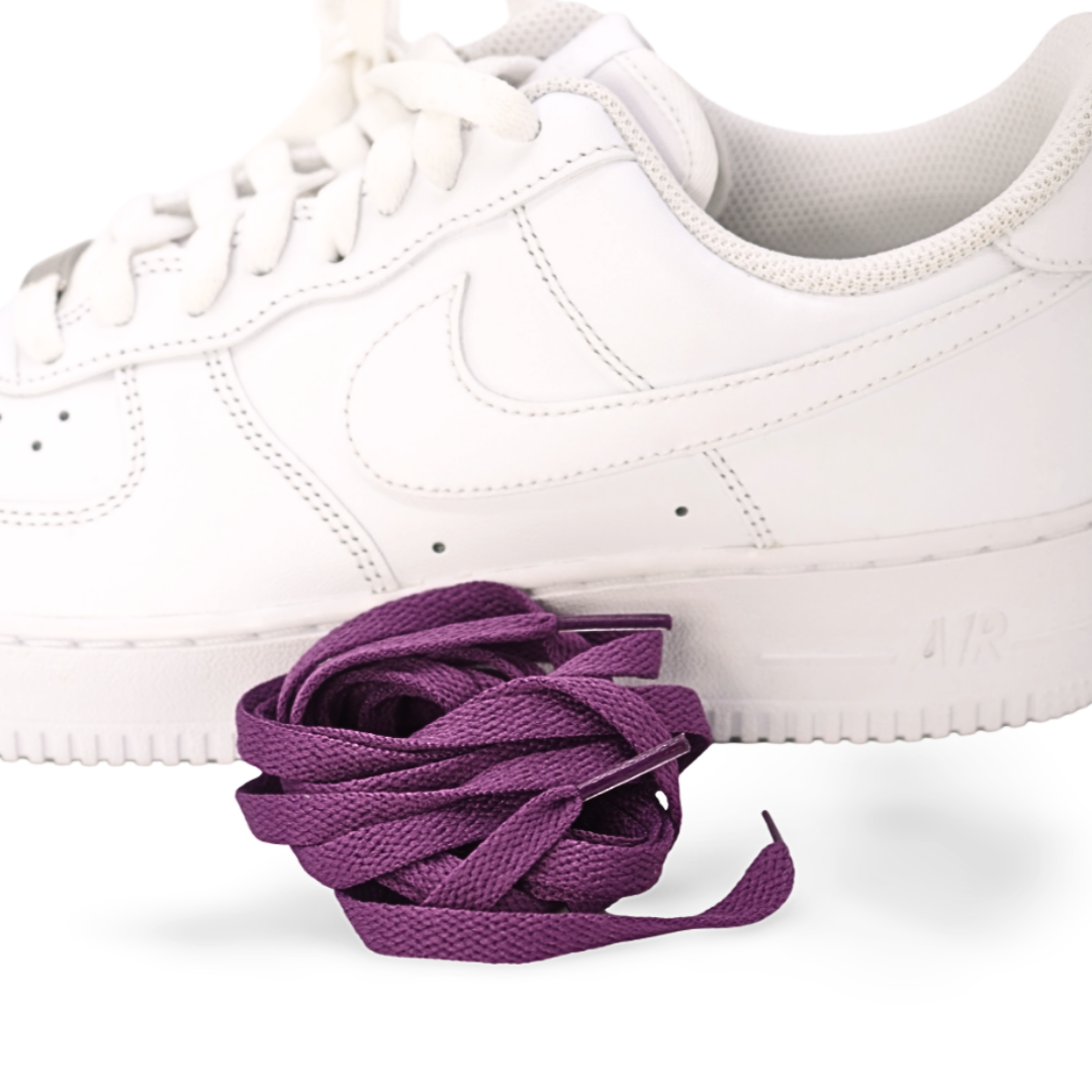 Dark Purple flat laces