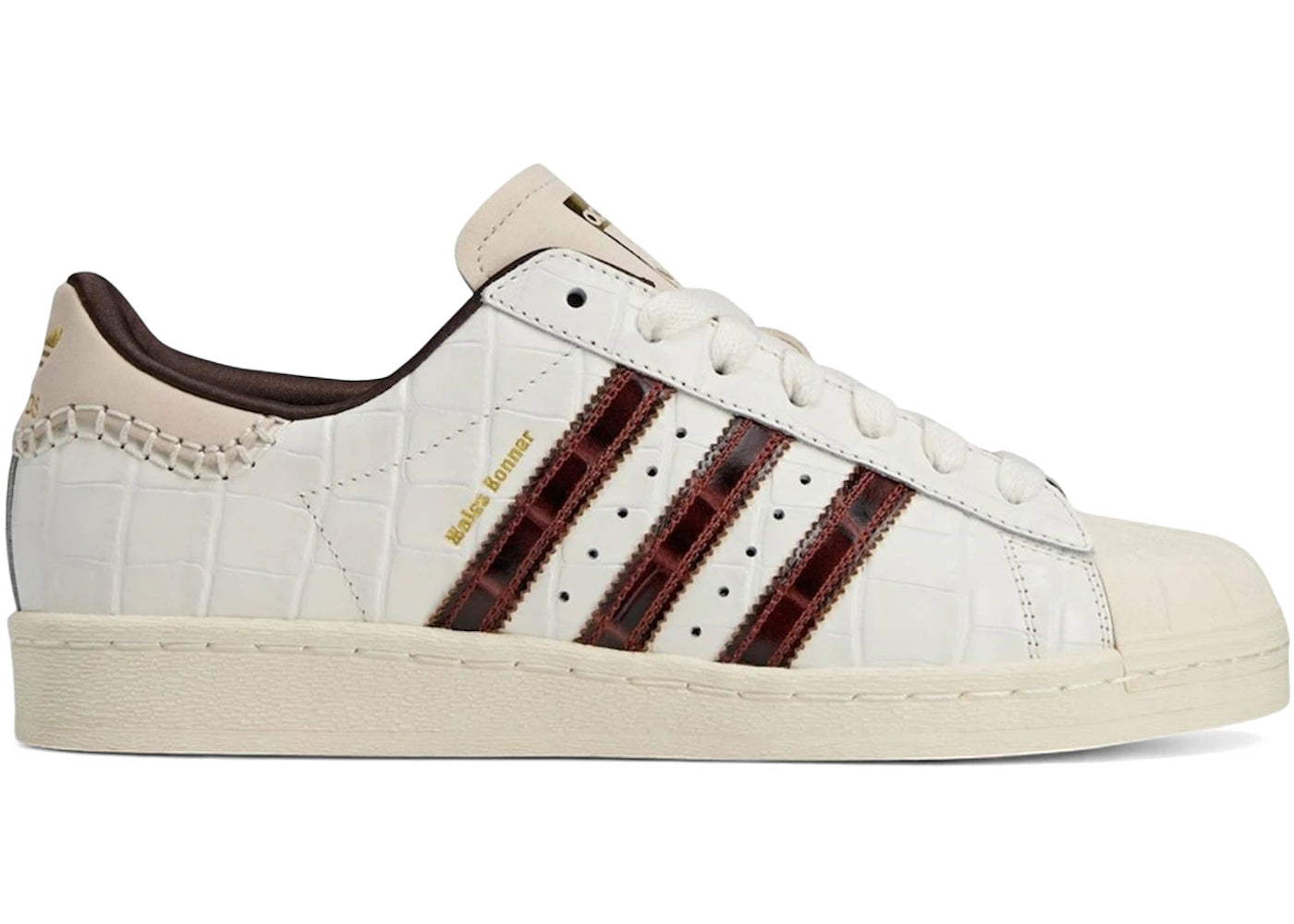 Adidas Superstar Wales Bonner White Brown Croc - KH8797