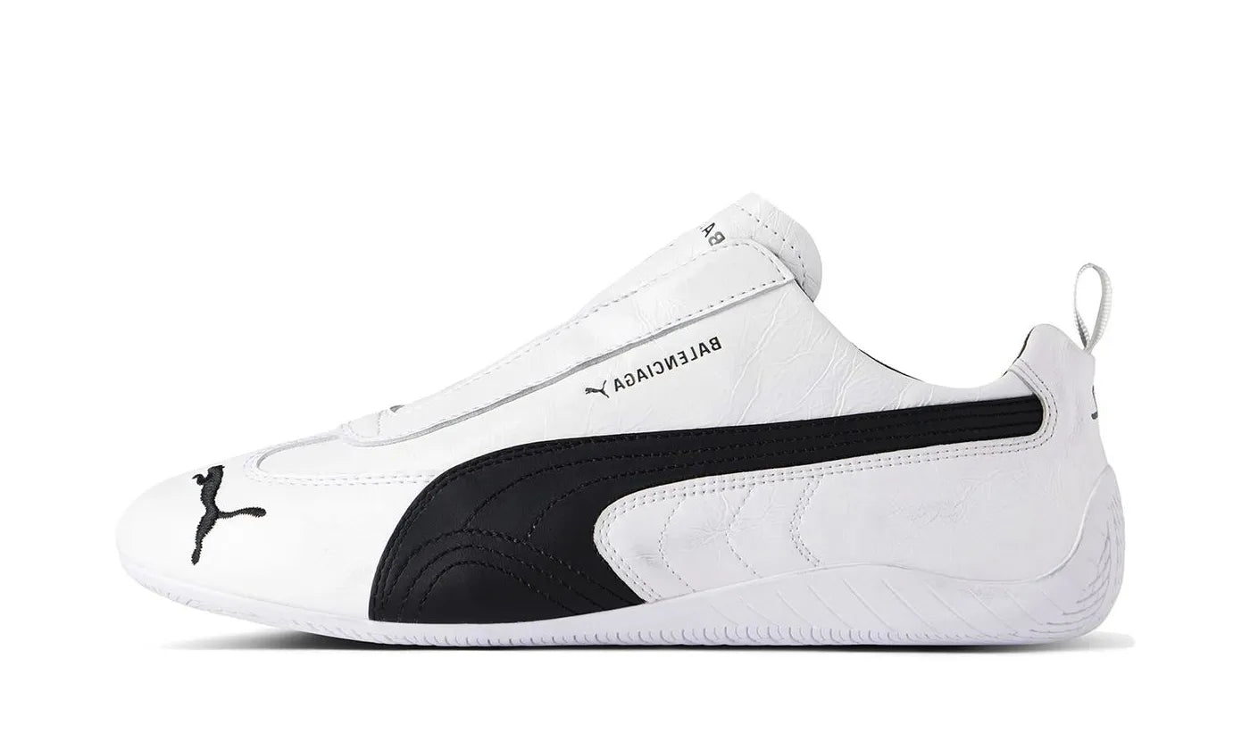 Balenciaga x Puma Speedcat Leather White Black - 847148 WSDSB 9010
